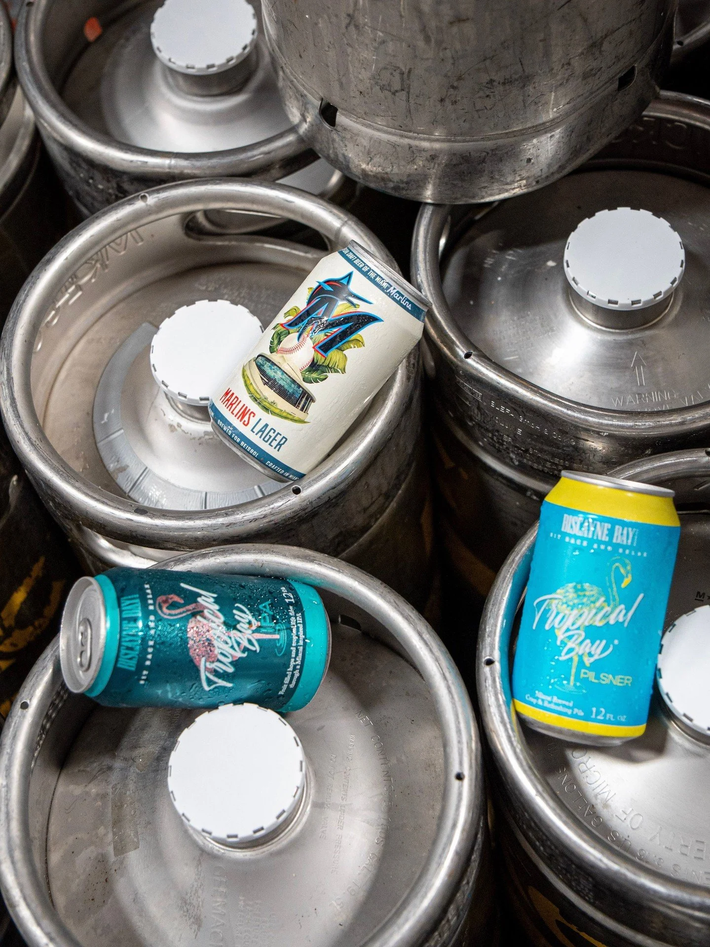 Stacked with local flavor. 🌴 From crisp lagers to refreshing pilsners and tropical IPAs, Biscayne Bay Brewing has your next favorite pour waiting.