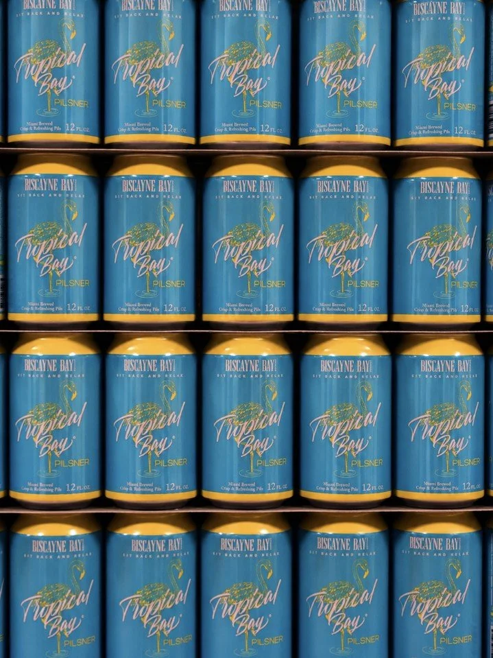 Stocked up and ready to chill. ❄️🍻 Tropical Bay Pilsner delivers crisp flavor and refreshing sips in every can.⁠
#BiscayneBayBrewing #TropicalBayPilsner #DrinkLocal #CraftBeer #BrewedInMiami #MiamiBeer #FloridaBeer #BeerLovers
