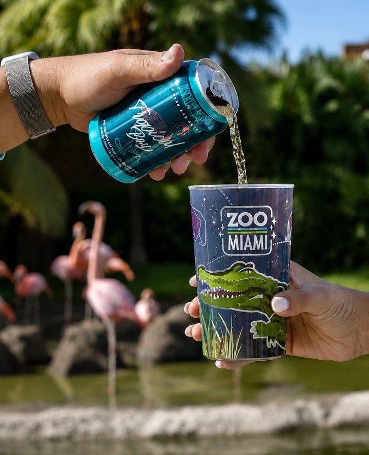 Exploring one of Miami's wildest spots with one of our beers in hand. We love Zoo Miami! 🍻🦩🐘⁠
⁠
#BiscayneBayBrewing #DrinkLocal #ZooMiami #TropicalVibes #CraftBeer