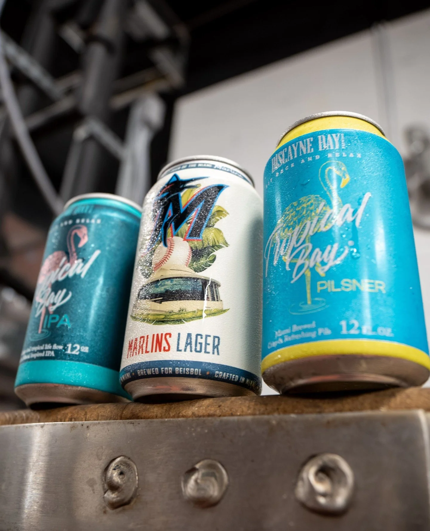 The lineup speaks for itself. 🍻⁠
⁠
⁠
#BiscayneBayBrewing #TropicalBayIPA #BrewedInMiami #CraftBeer #DrinkLocal #BeerASMR #CanningLine #BreweryLife
