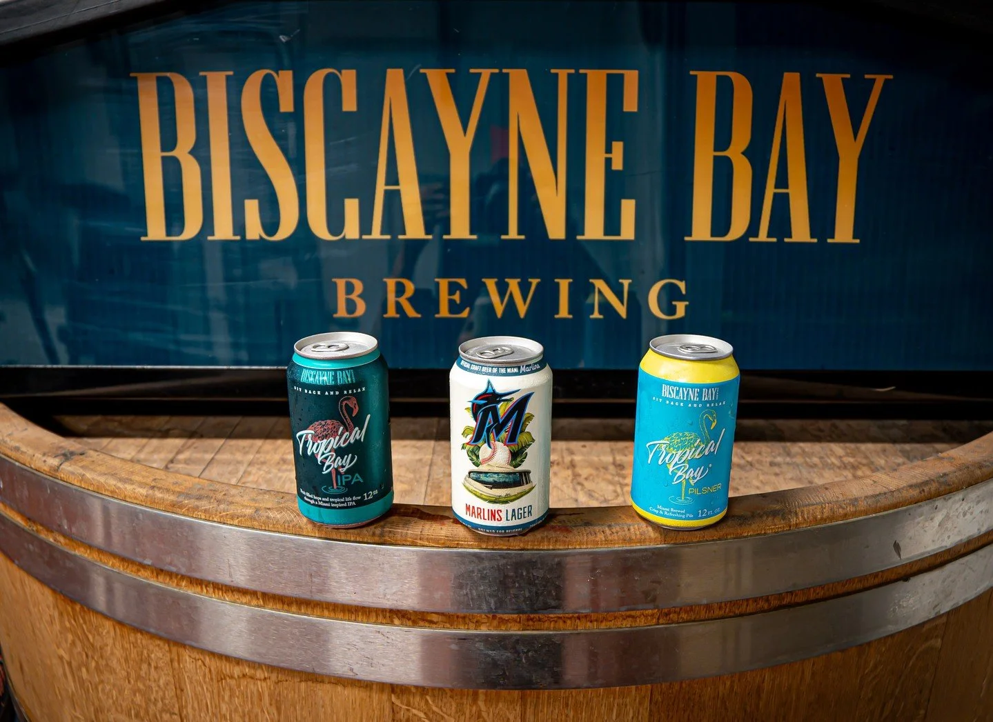 Tropical Bay, Lager or Pilsner? The hardest decision you&rsquo;ll make today. 🍻 Let us know your pick in the comments!⁠
⁠
⁠
#BiscayneBayBrewing #TropicalBayIPA #BrewedInMiami #CraftBeer #DrinkLocal #BeerASMR #CanningLine #BreweryLife⁠
#ipa