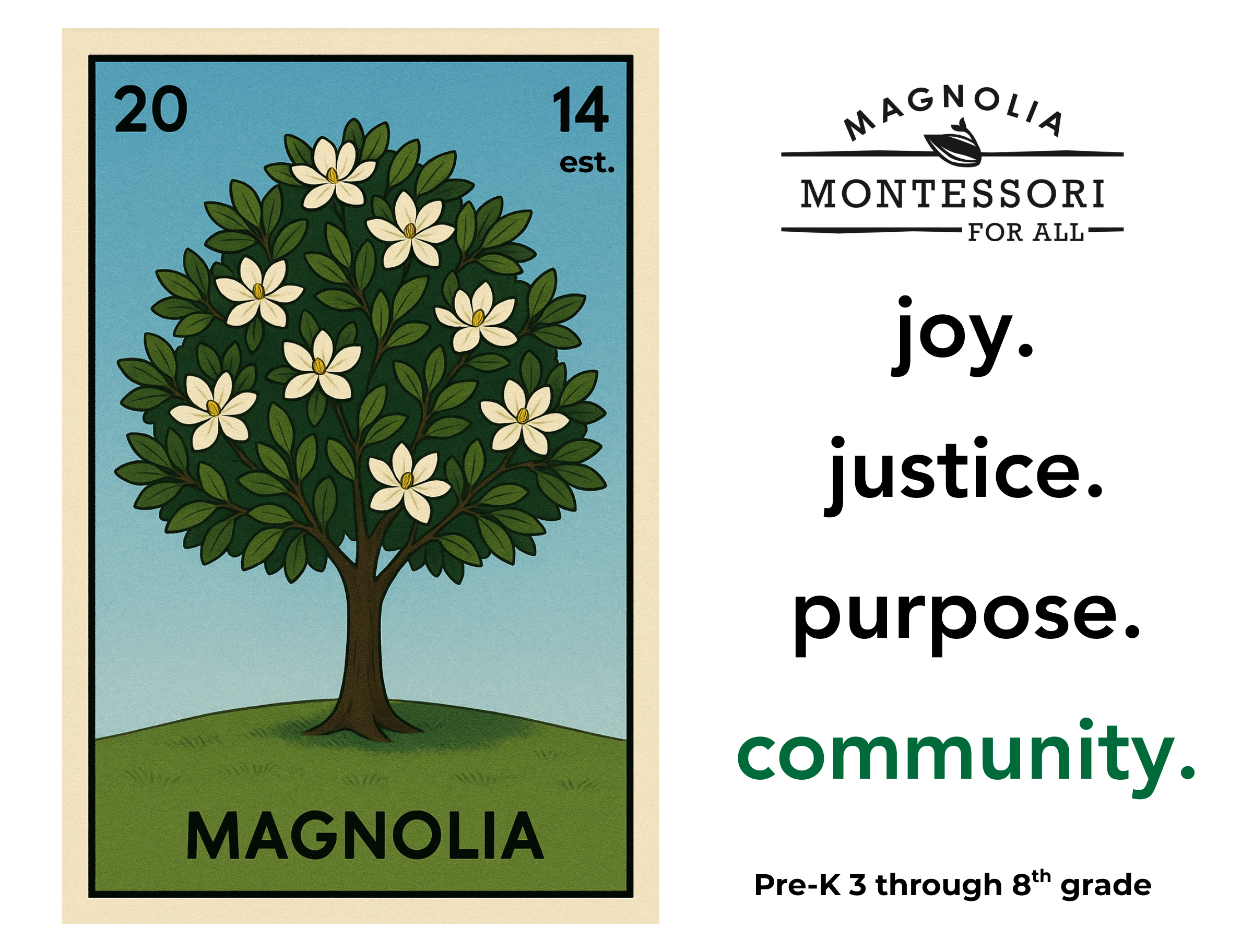 REMAINING INVENTORY Magnolia Yard Sign