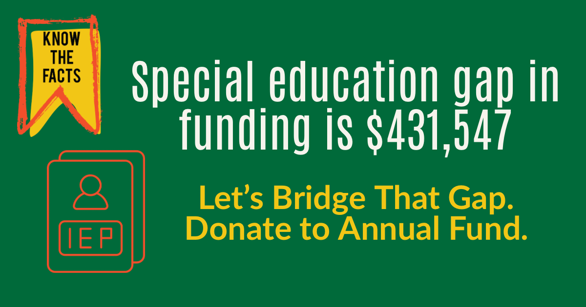 Annual Fund 26- special education funding gap