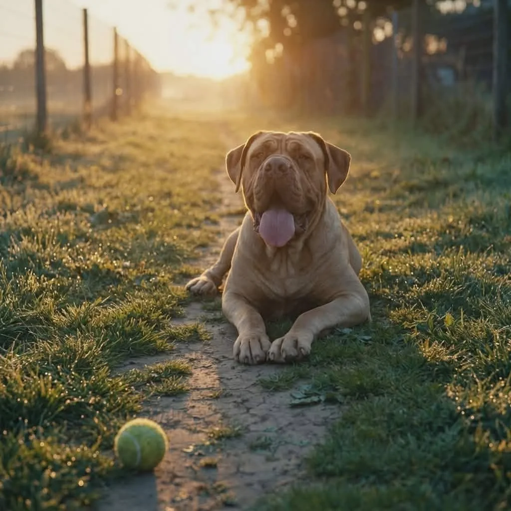 Picture of a Mastiff on grass