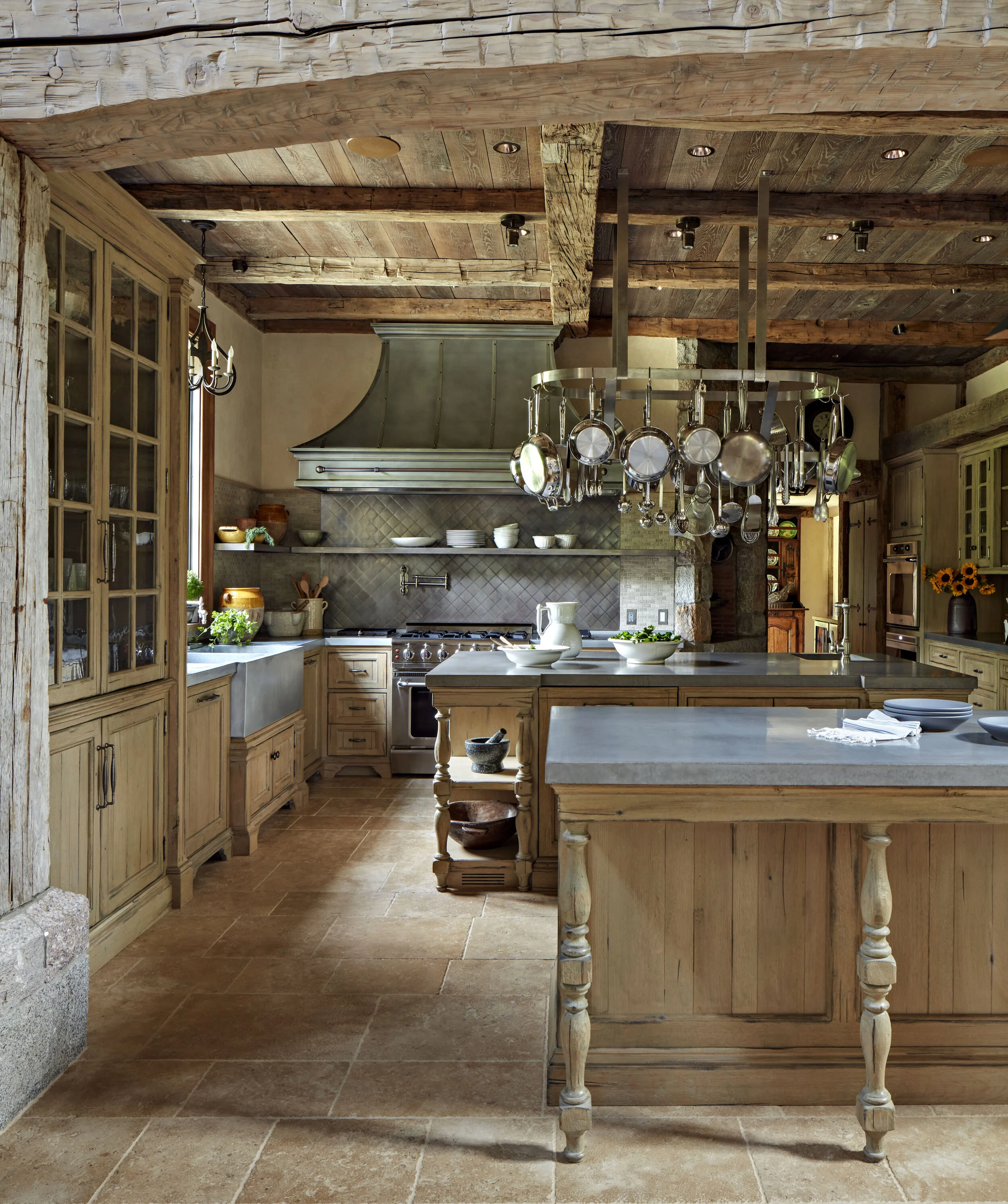Colonial home in Greenwich CT, kitchen pantry storage