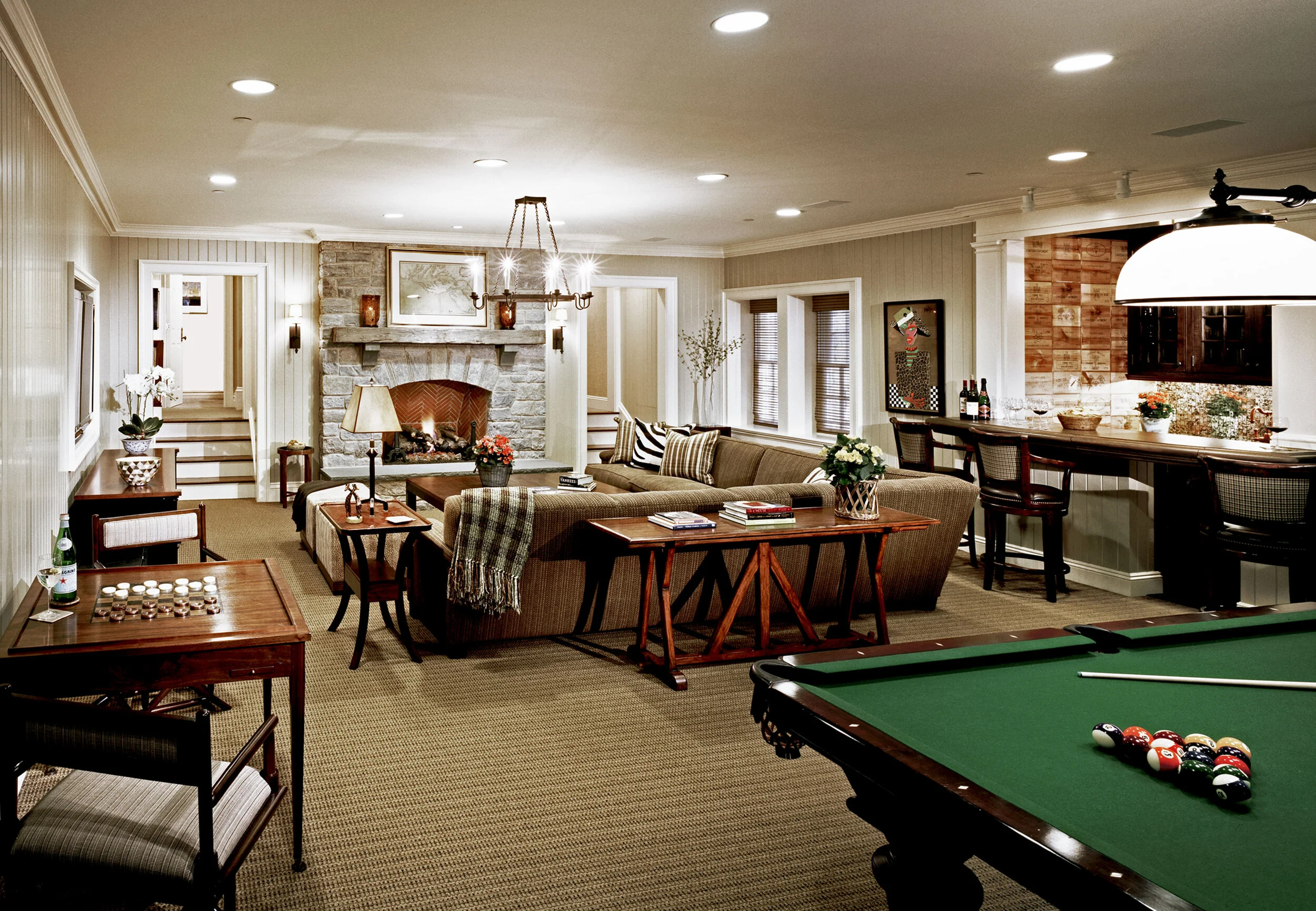Shingle style home in Greenwich CT, art studio
