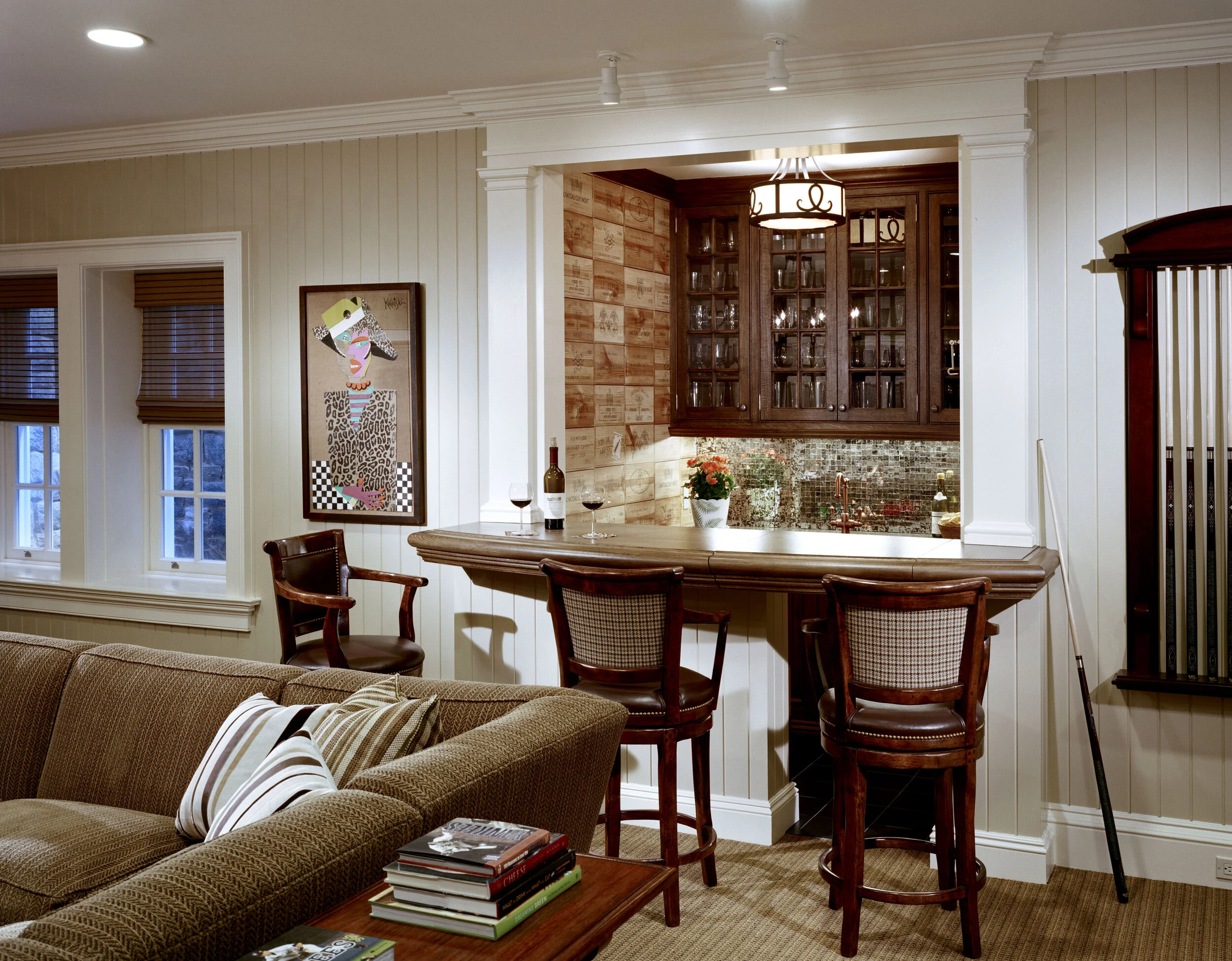 Tudor home in Greenwich CT, music room