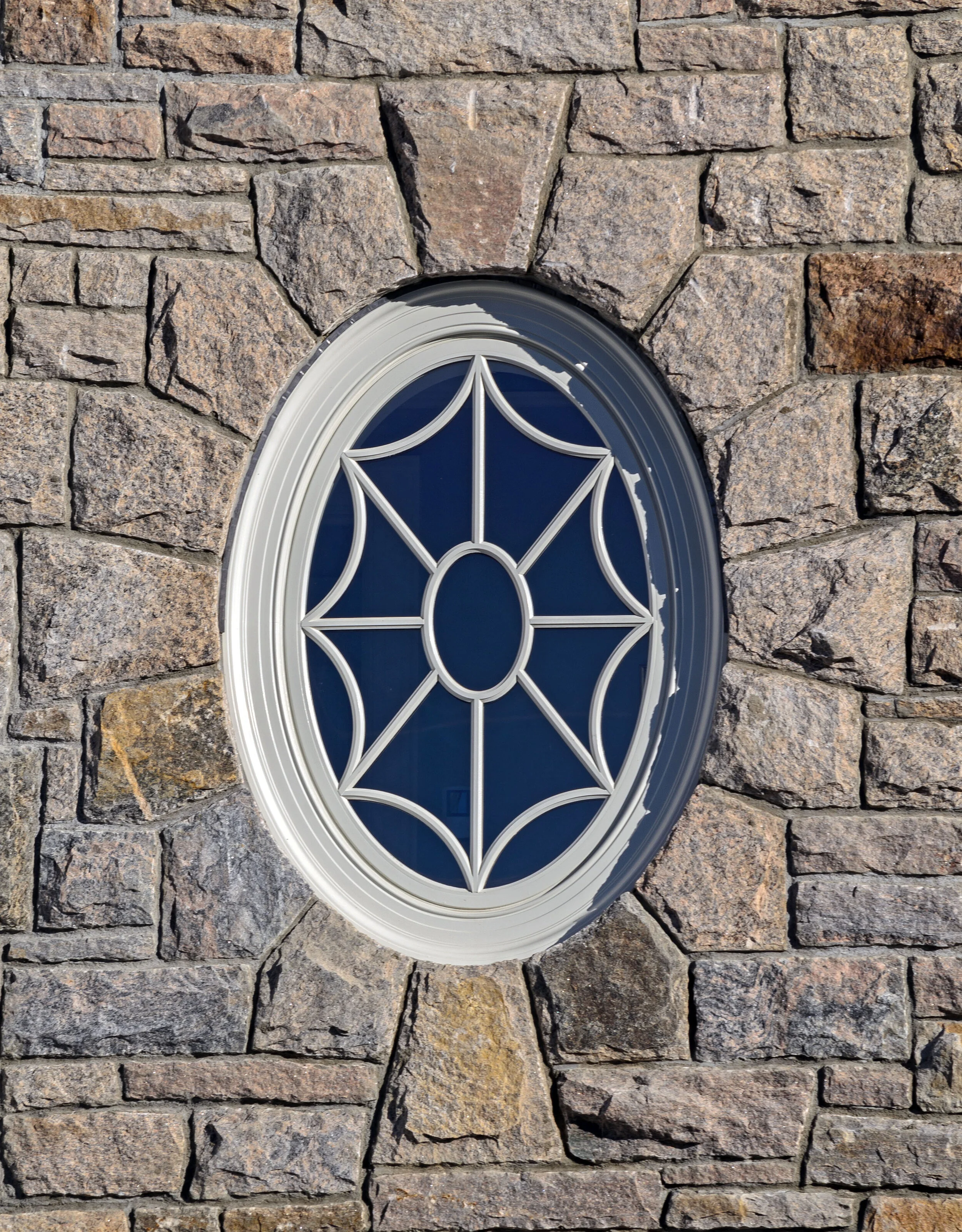 Tudor home in Greenwich CT, oriel window