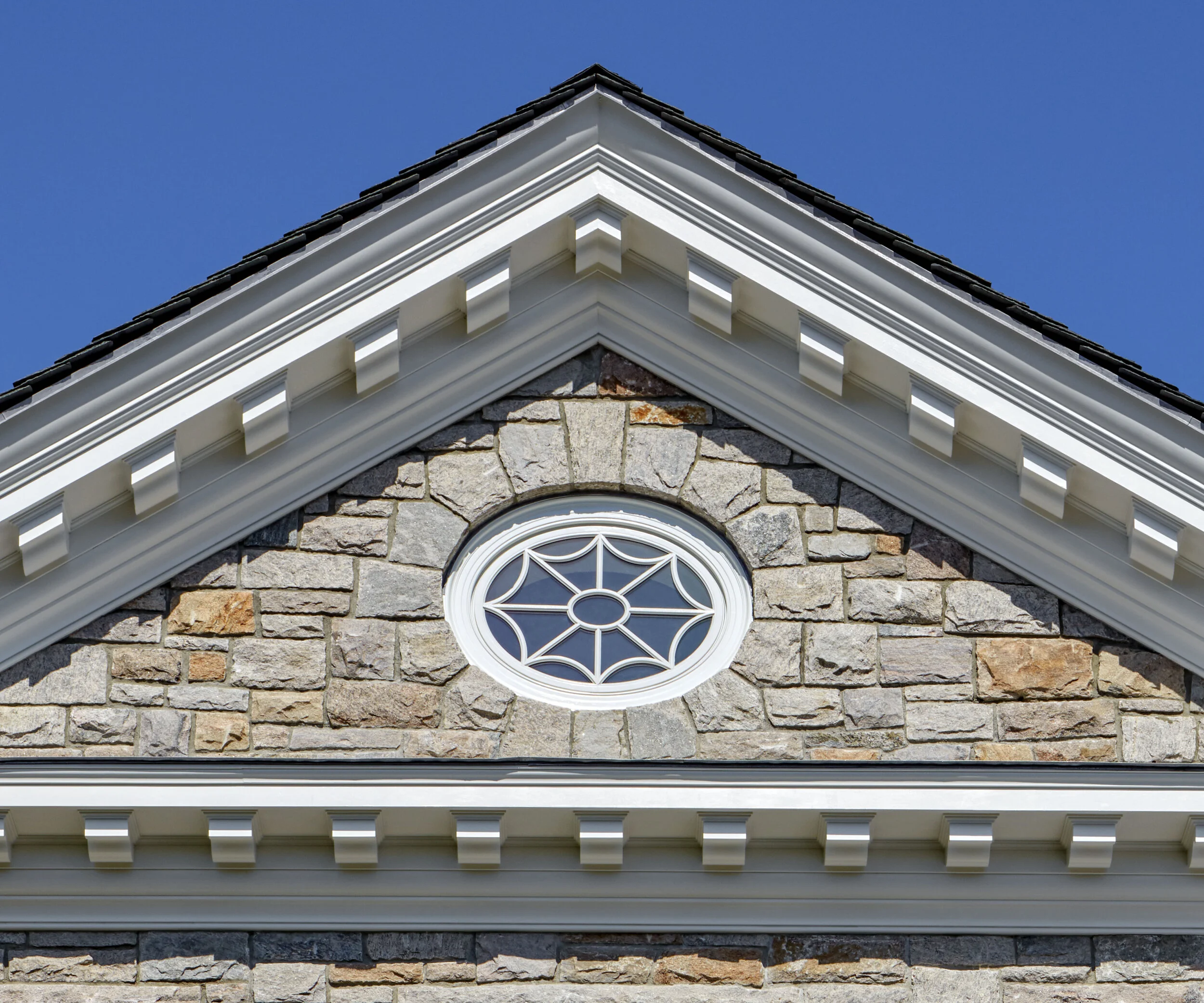 Shingle style home in Greenwich CT, exterior cedar shingles