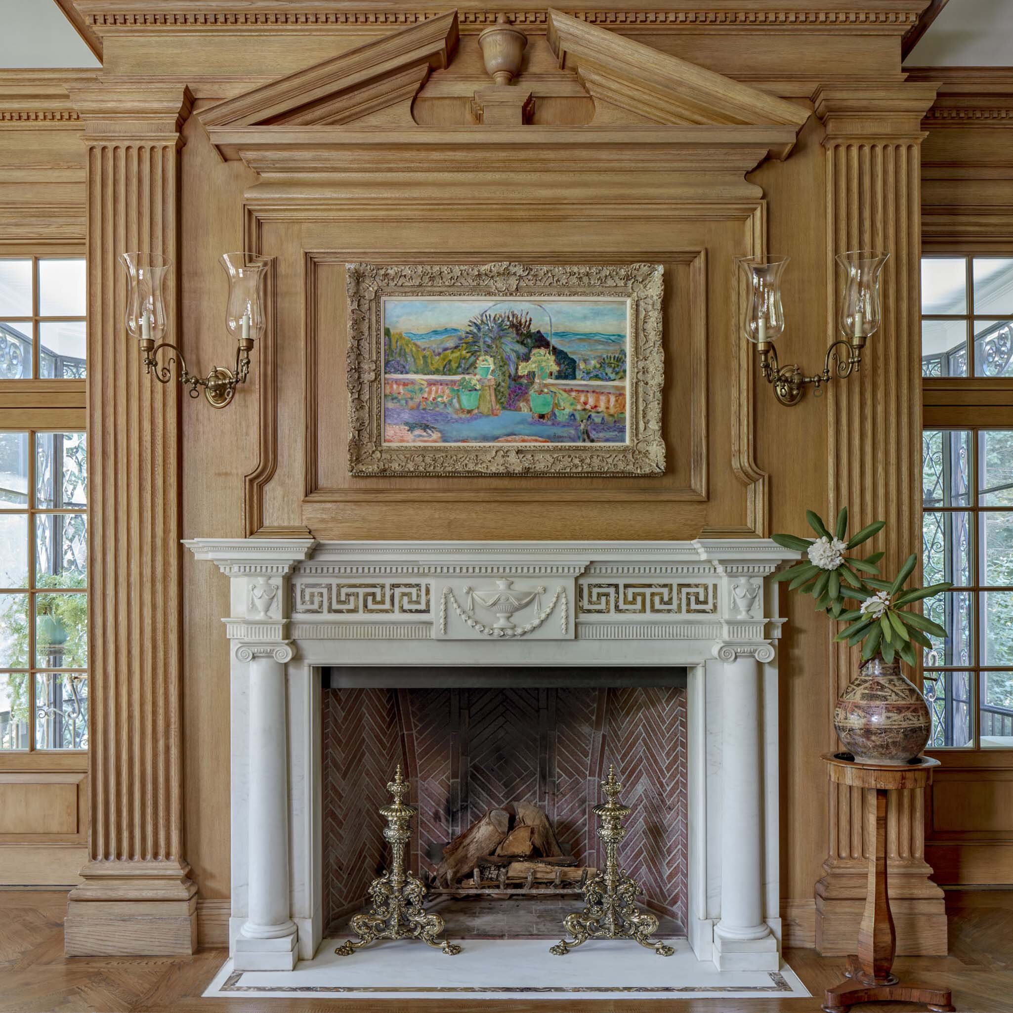 11 - American Georgian House - Family Room Fireplace Edited.jpg