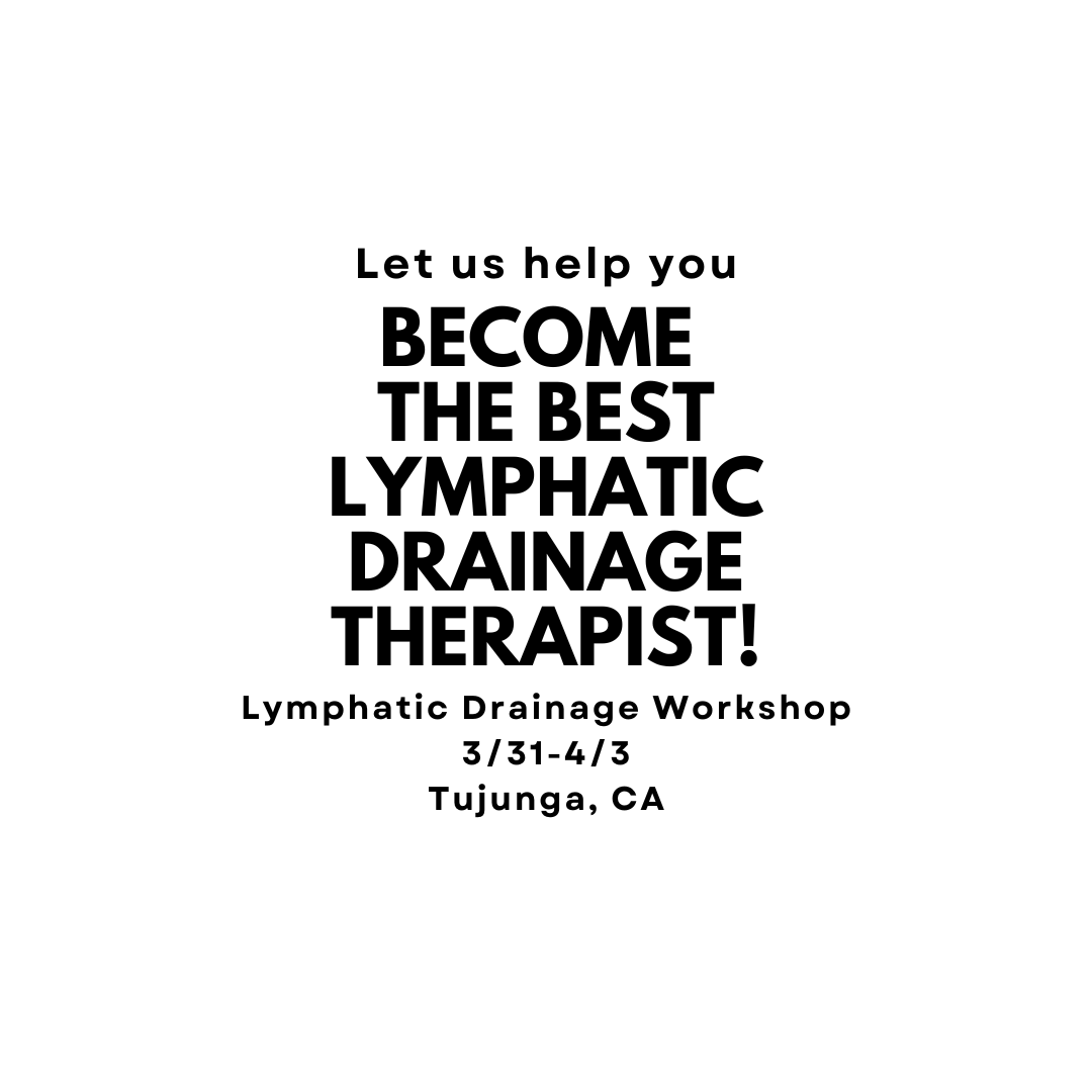 3/31-4/3 Group Lymphatic Drainage Workshop Early Bird Special +$600 OFF/
