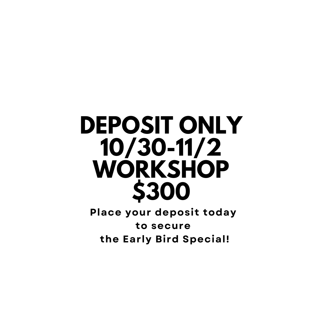 DEPOSIT ONLY  4-Day Group Lymphatic Drainage Workshop 10/30-11/2