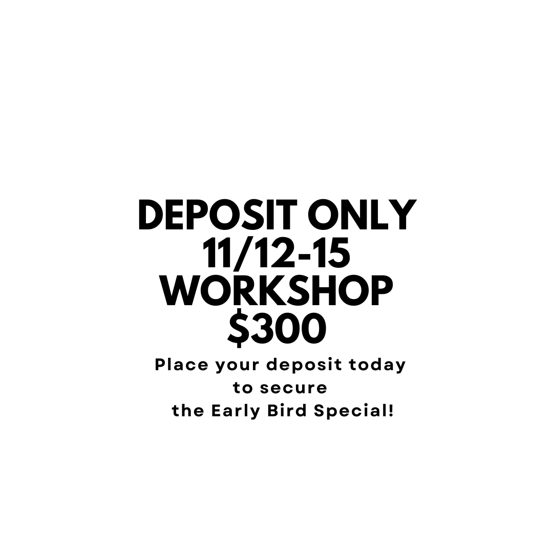 DEPOSIT ONLY  4-Day Group Lymphatic Drainage Workshop 11/12-15