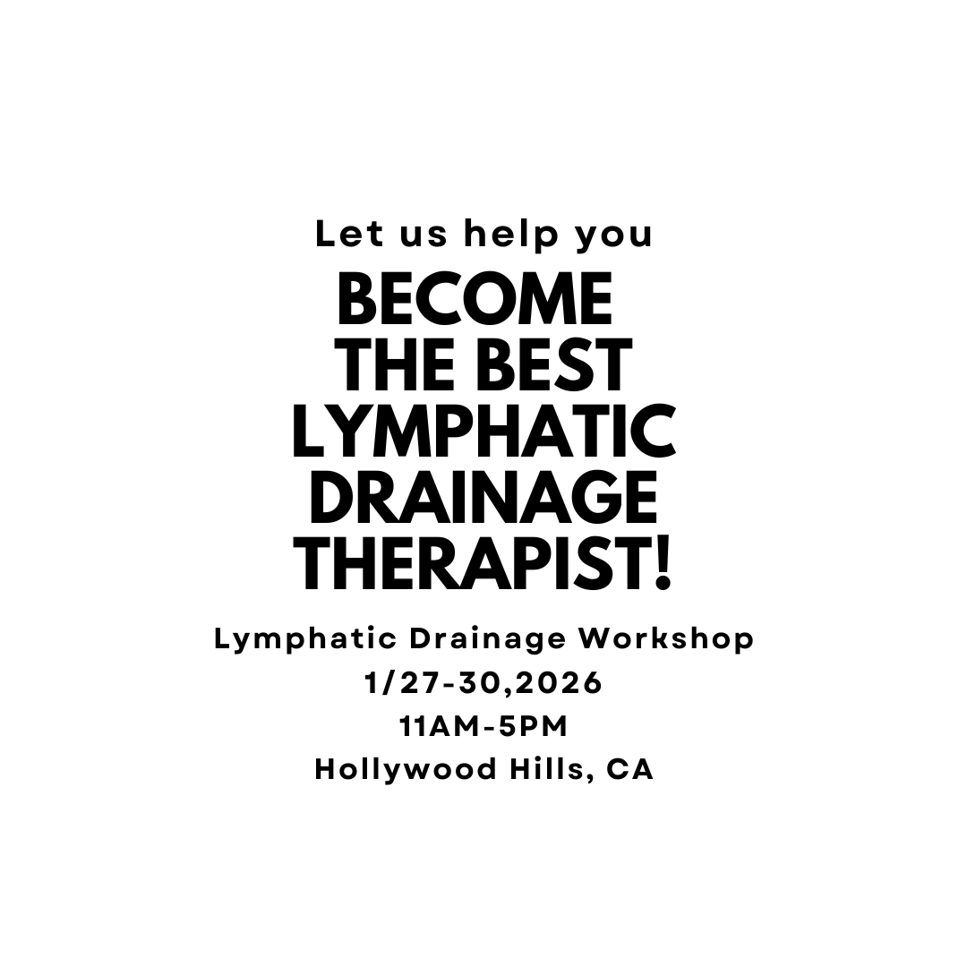 1/27-30 Group Lymphatic Drainage Workshop Early Bird Special +$600 OFF/