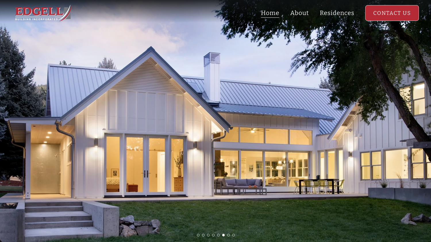 Edgell Building website design by John August Design, Missoula Montana