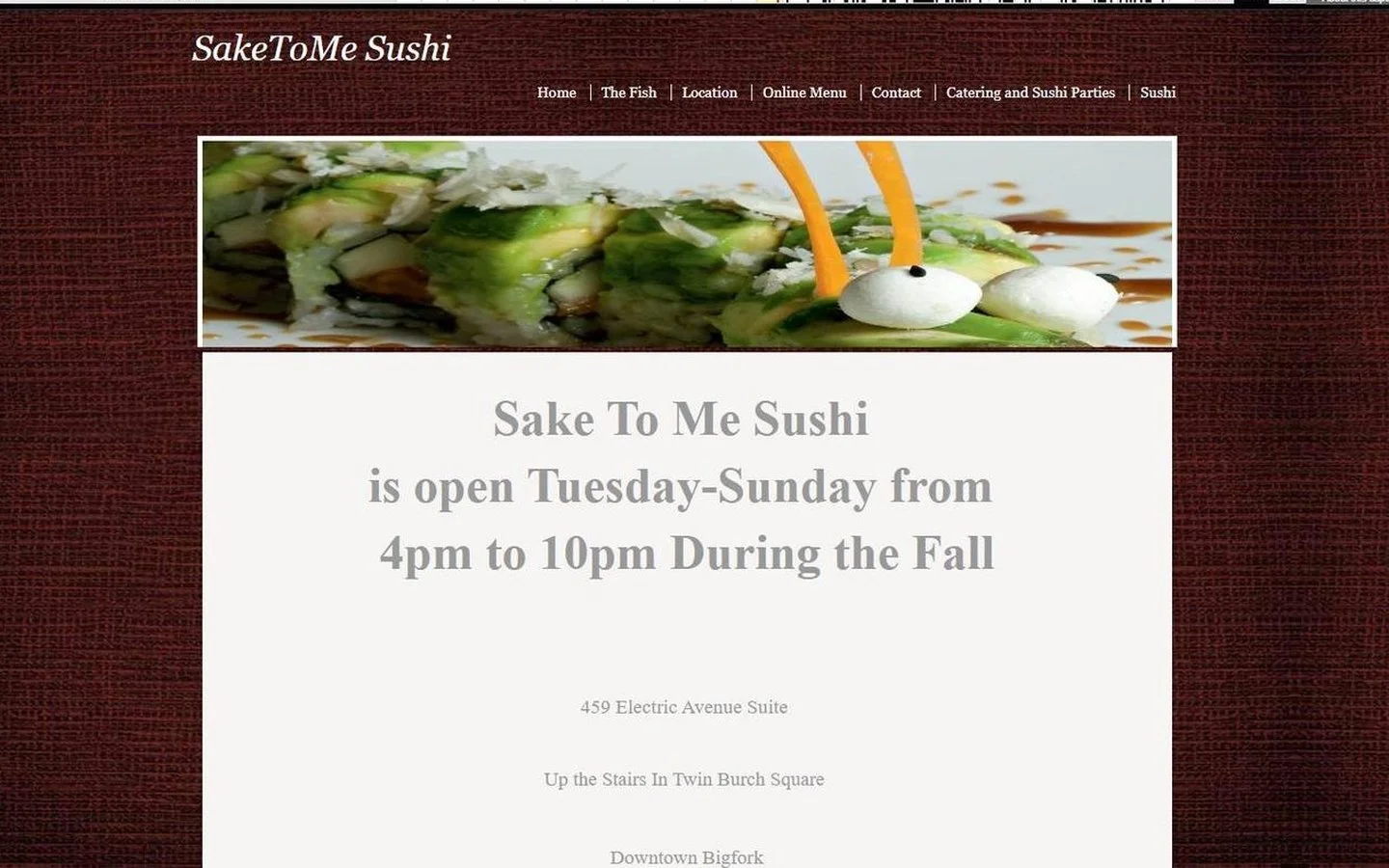 SakeToMe Sushi - Before