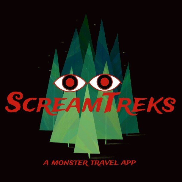 Presenting SCREAMTREKS! Your digital guide to cryptid tourism and monster-hunting. This APP shows you all the hottest monster spots in America where you can visit museums, attend festivals, and look for cryptids! 

This mobile app contains all the in