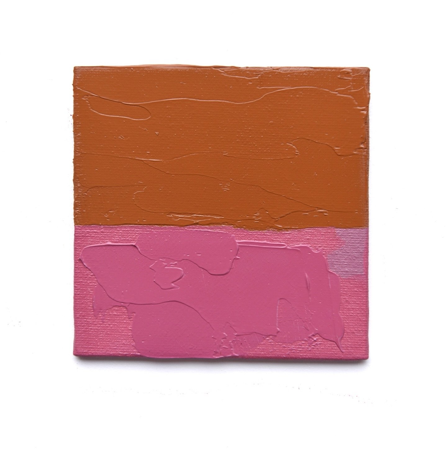 Color square # 8. I&rsquo;m excited to see if and how these blocks of color start showing up in my large oil paintings.
.
.
.
.
.
.
.
.
.
.
#colortherapy #oilpalette #paletteknifepainting #pnwartist #oregonart