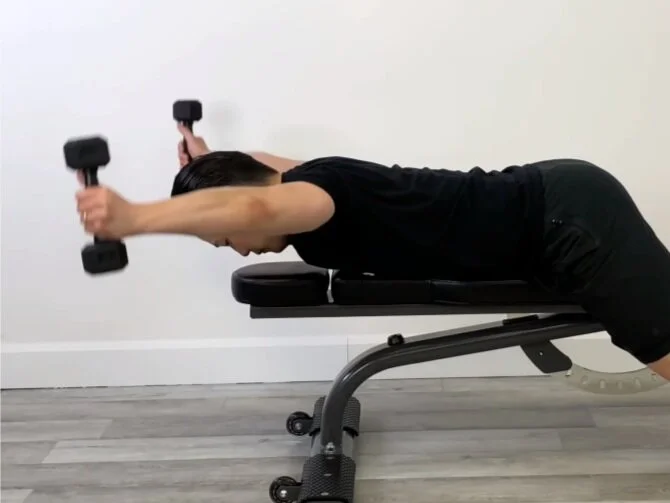 Prone Bench Y Raise Rehab Hero Prone Bench Y Raise Rehab Hero