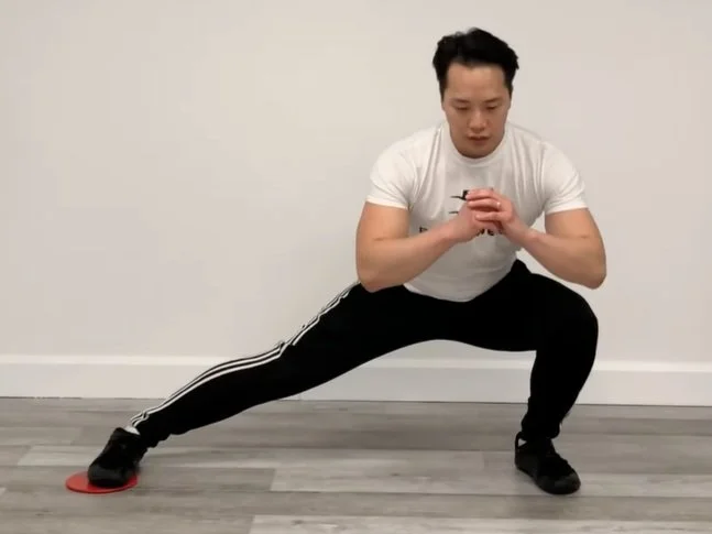 Bodyweight Adductor Exercises Adductor Slide Exercise Sales