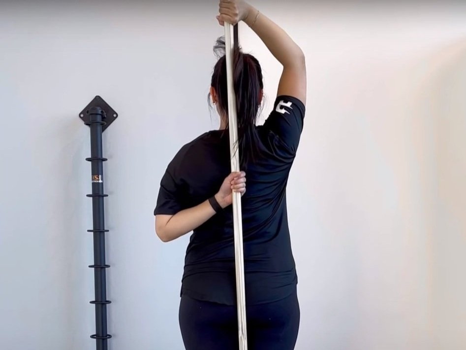 Dowel Shoulder Pull — Rehab Hero