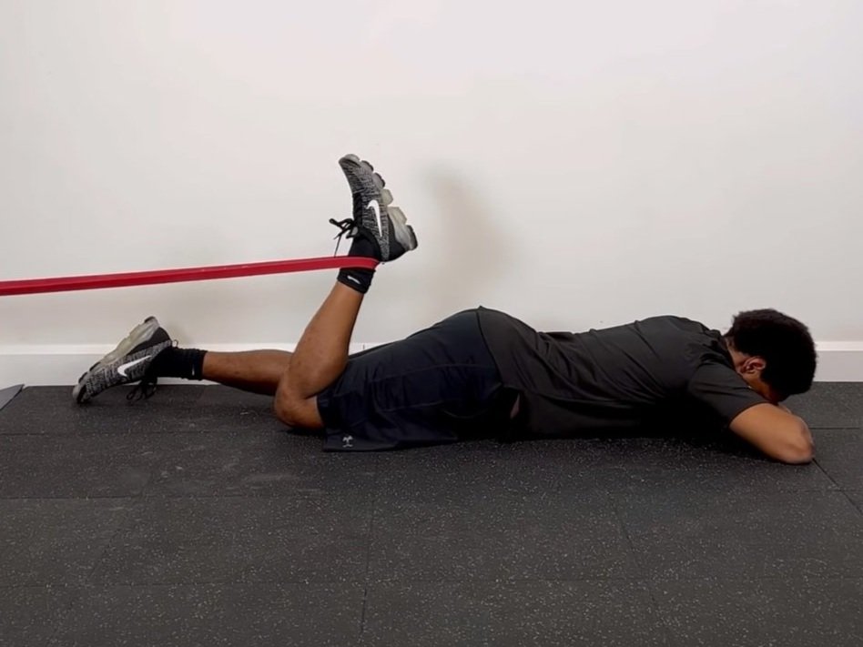 Banded Hamstring Curl — Rehab Hero