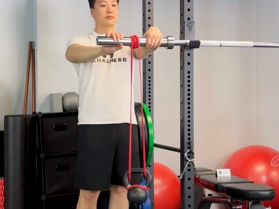 Banded Wrist Extension Rehab Hero