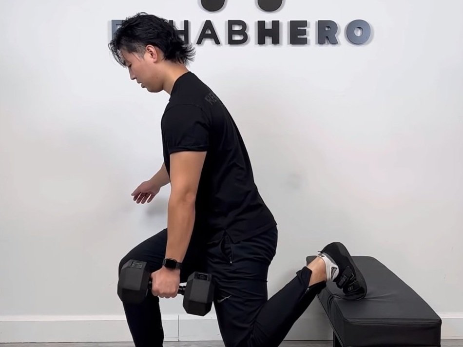 Eccentric Hamstring Slider — Rehab Hero