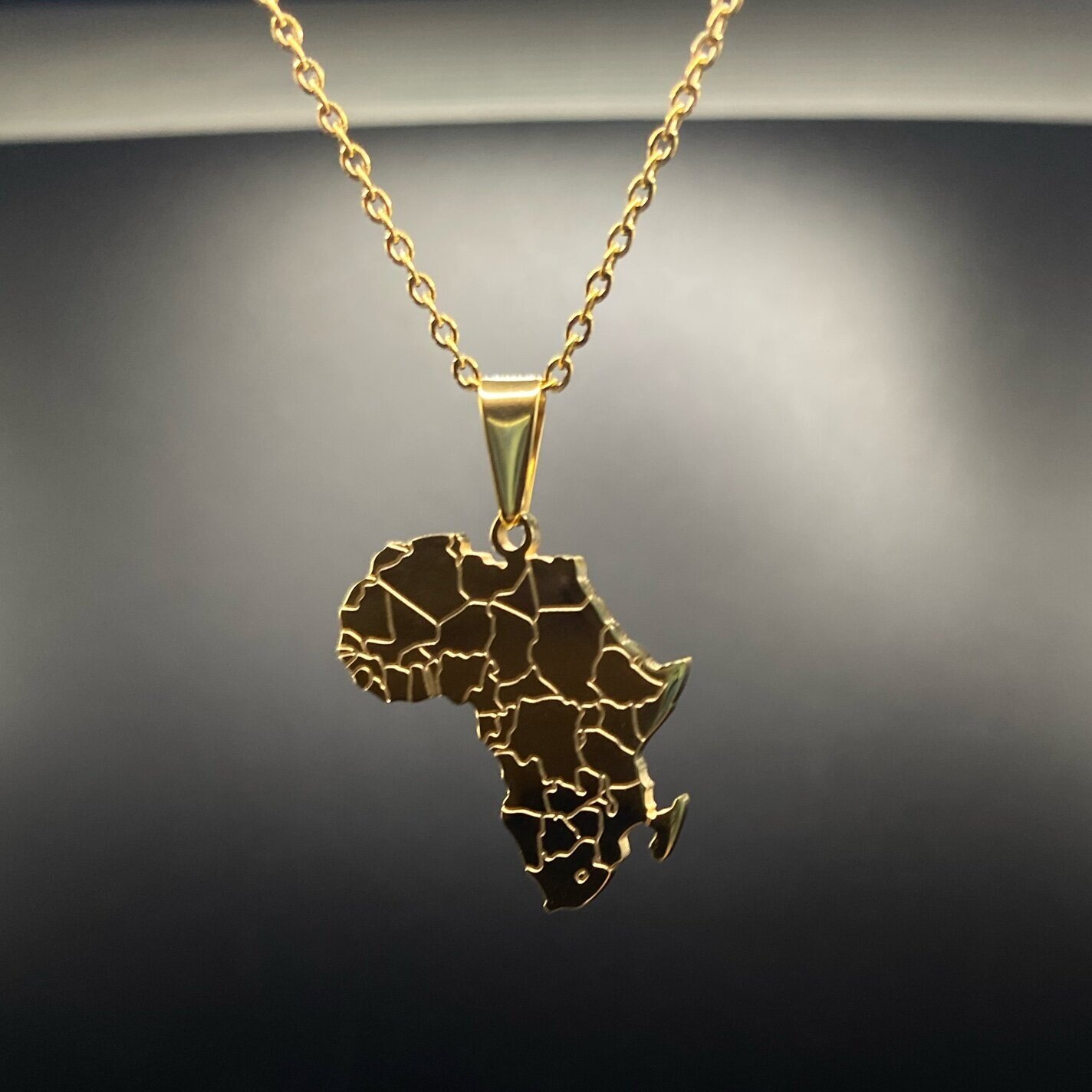 My Mother's Home Africa Charm Necklace