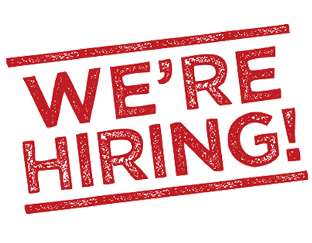 We’re hiring