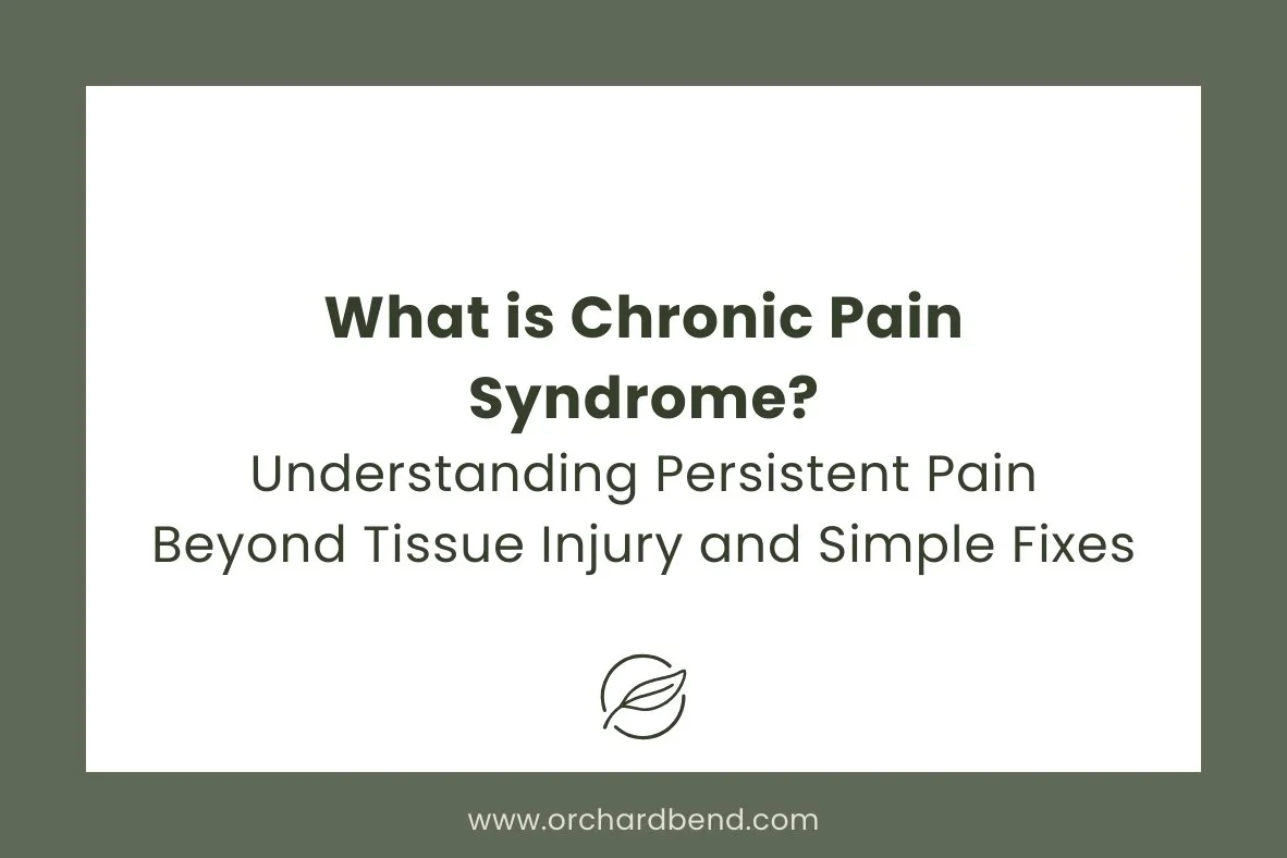 What Is Chronic Pain Syndrome? Understanding Persistent Pain Beyond Tissue Injury and Simple Fixes