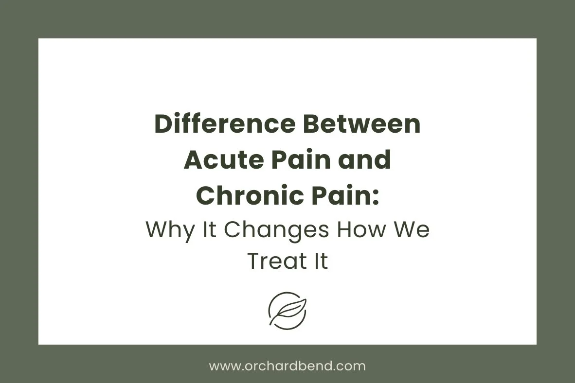 Difference Between Acute Pain and Chronic Pain: Why It Changes How We Treat It