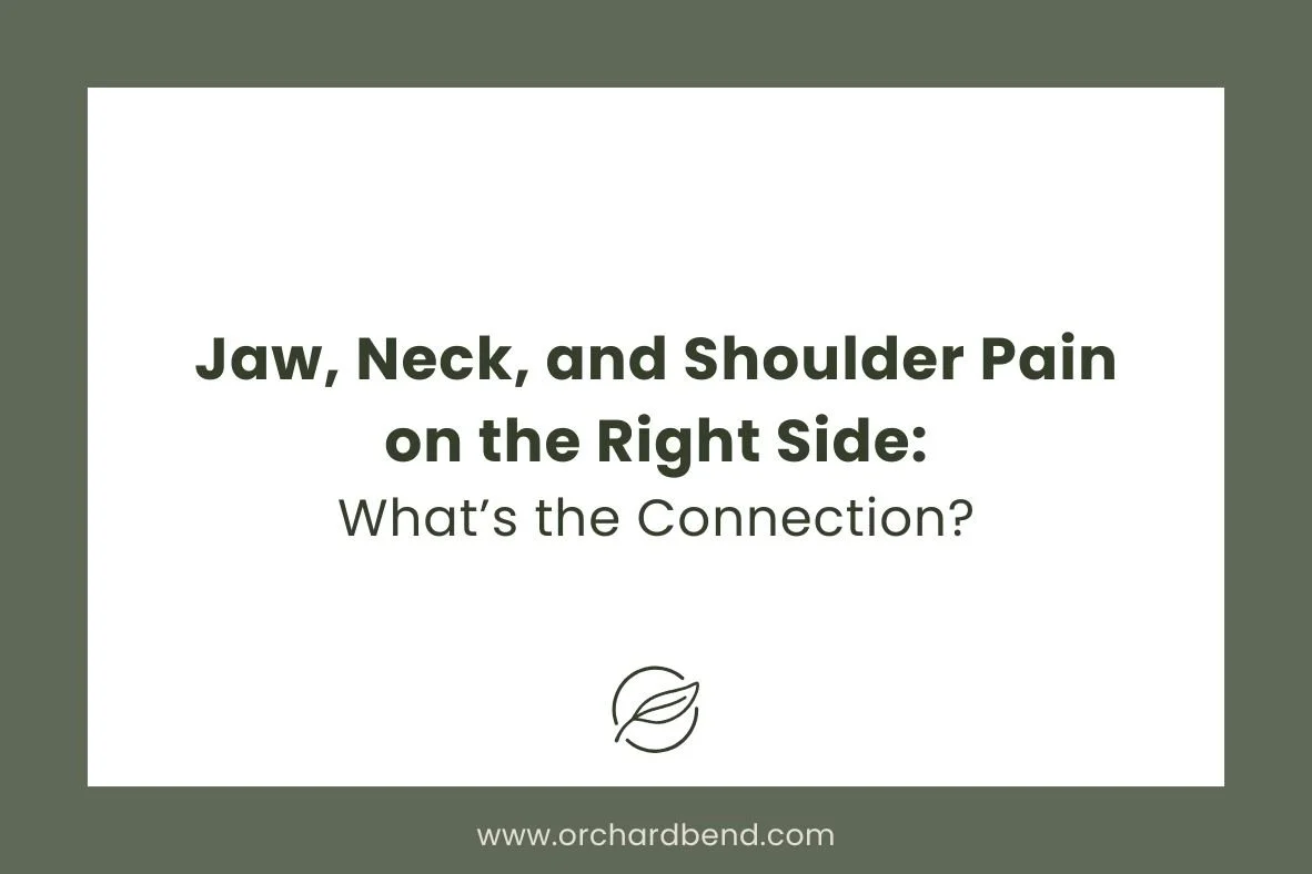 Jaw, neck, and shoulder pain on the right side: what's the connection?