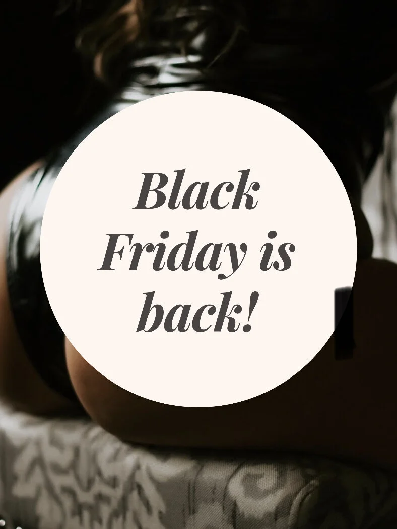 Black Friday Boudoir near Columbus, Ohio.