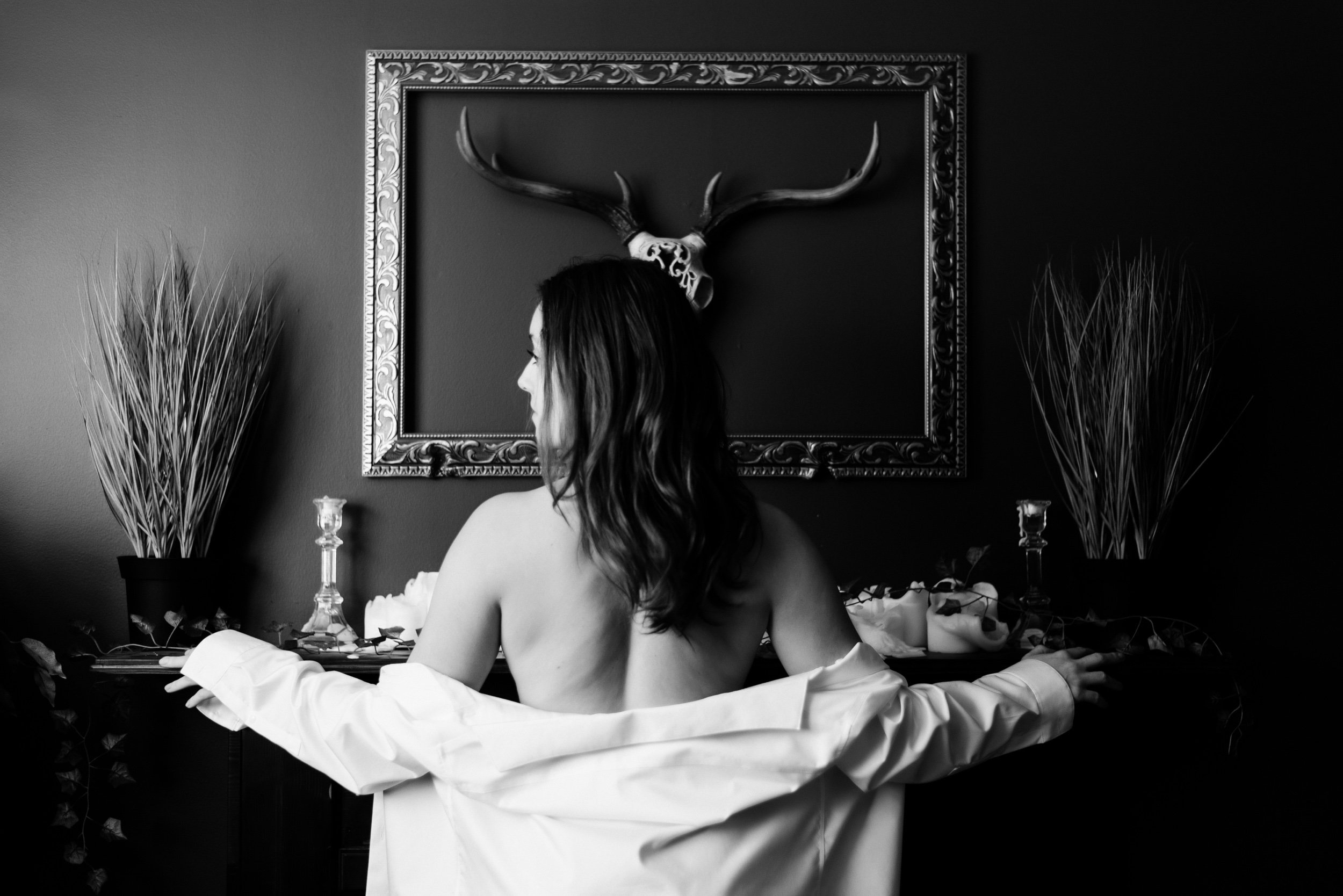 Timeless Boudoir: Black + White