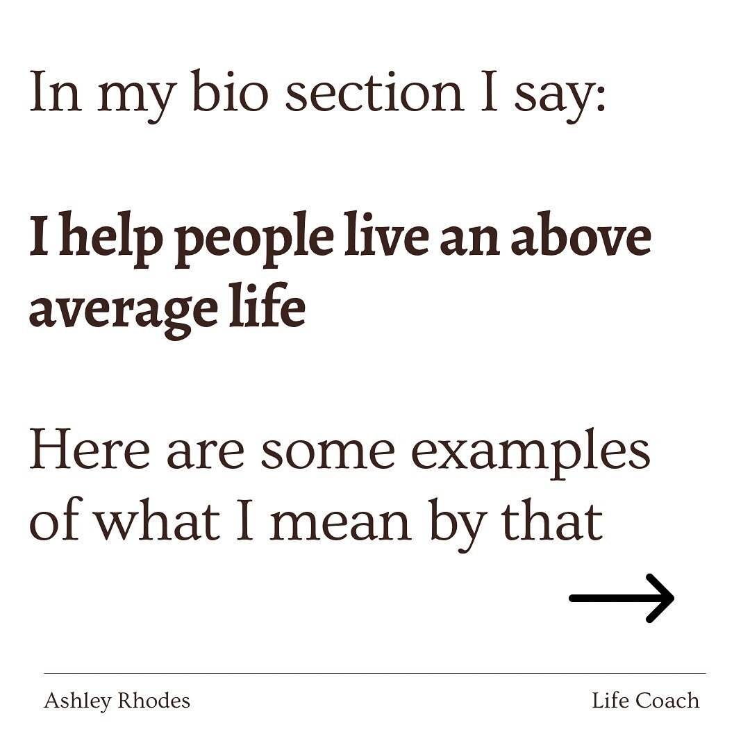 ✨Living an average, so-so life is NOT as good as it gets. 

✨A more fulfilling life isn&rsquo;t restricted to a select few of the lucky ones. People who are less F-ed up than you 
(this used to be my thought). 

✨The life you really want is available