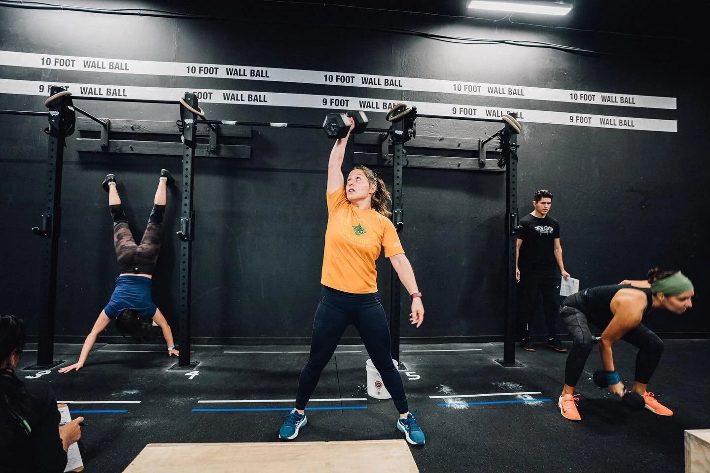 22.1 is done!12PM today 22.2 is released,WHO&rsquo;S READY!?☠️
📸 @sabrina.c.media 
#techcitycrossfit #intheopen #22point1