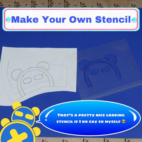 How to make your own stencil.