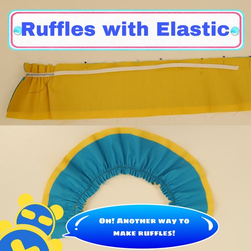 A quick way to add fluff and stretch to your ruffles!
