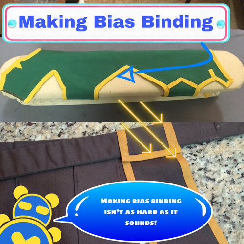 You can make bias tape yourself!