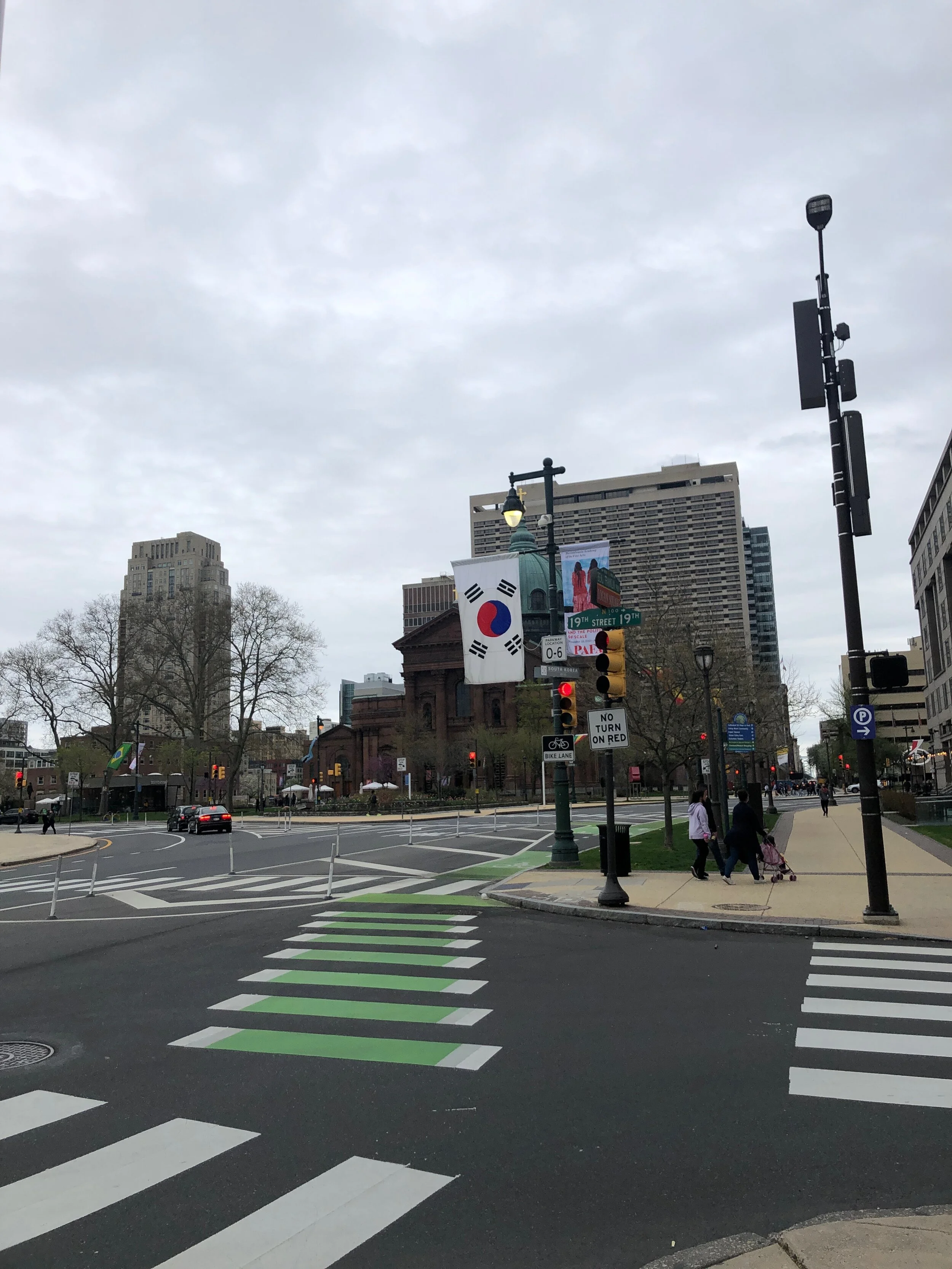 Always lookin for that Korean flag. Right by the art museum