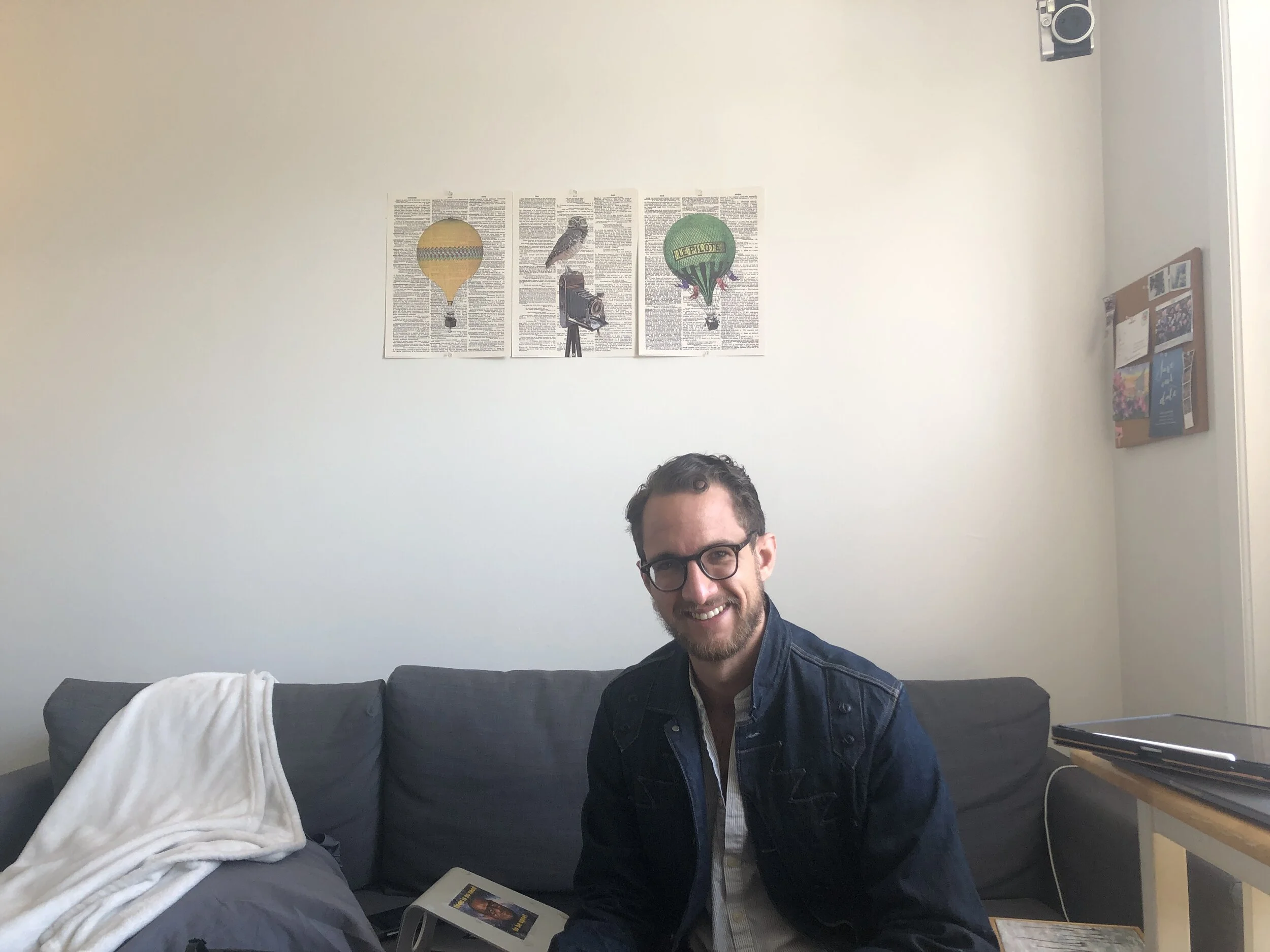 Random photo of Dominic chillin on my sofa. He sublet my place and I’m glad I can share that experience with someone. This was a great apartment.