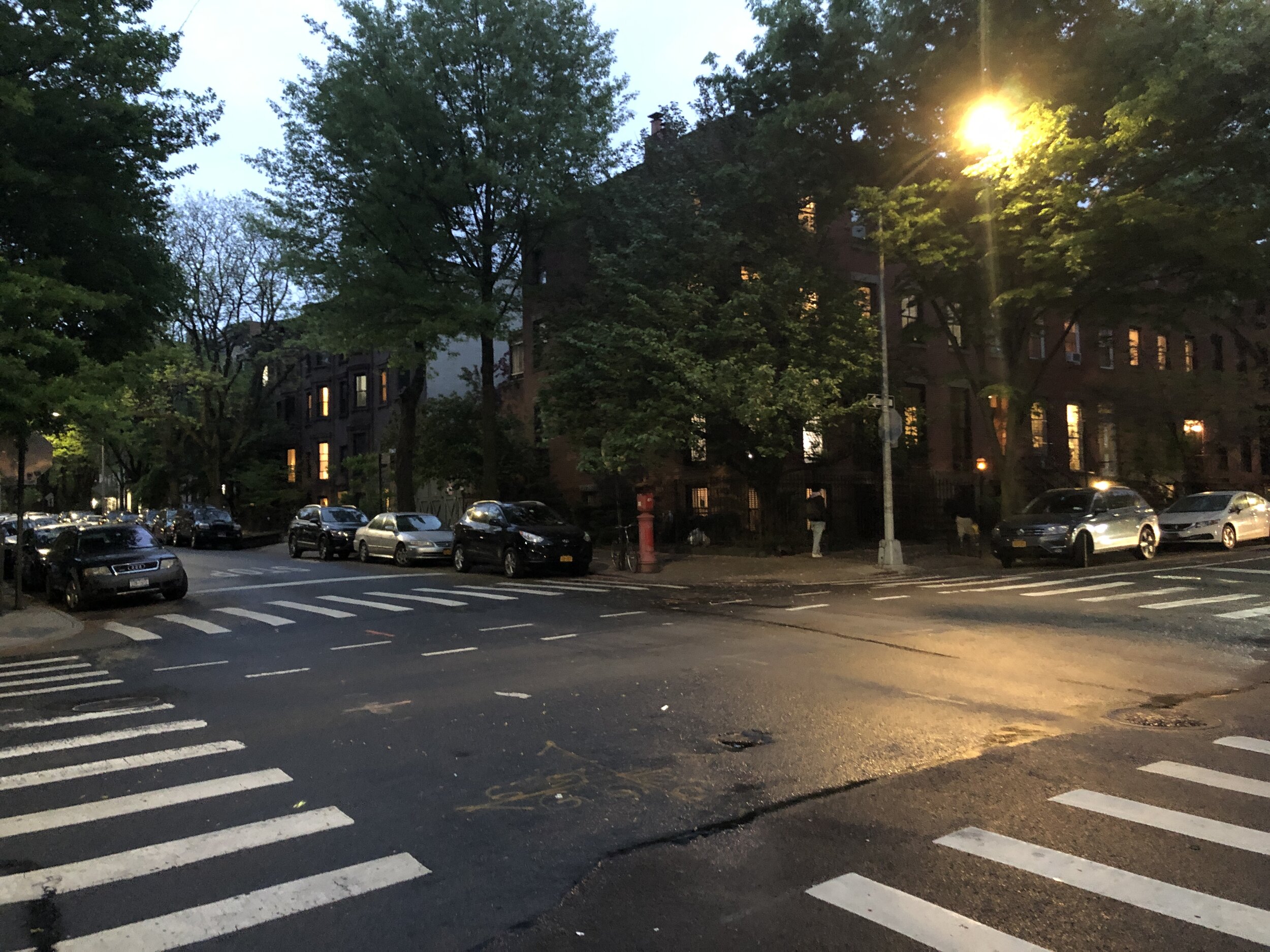 Cross streets near my apartment