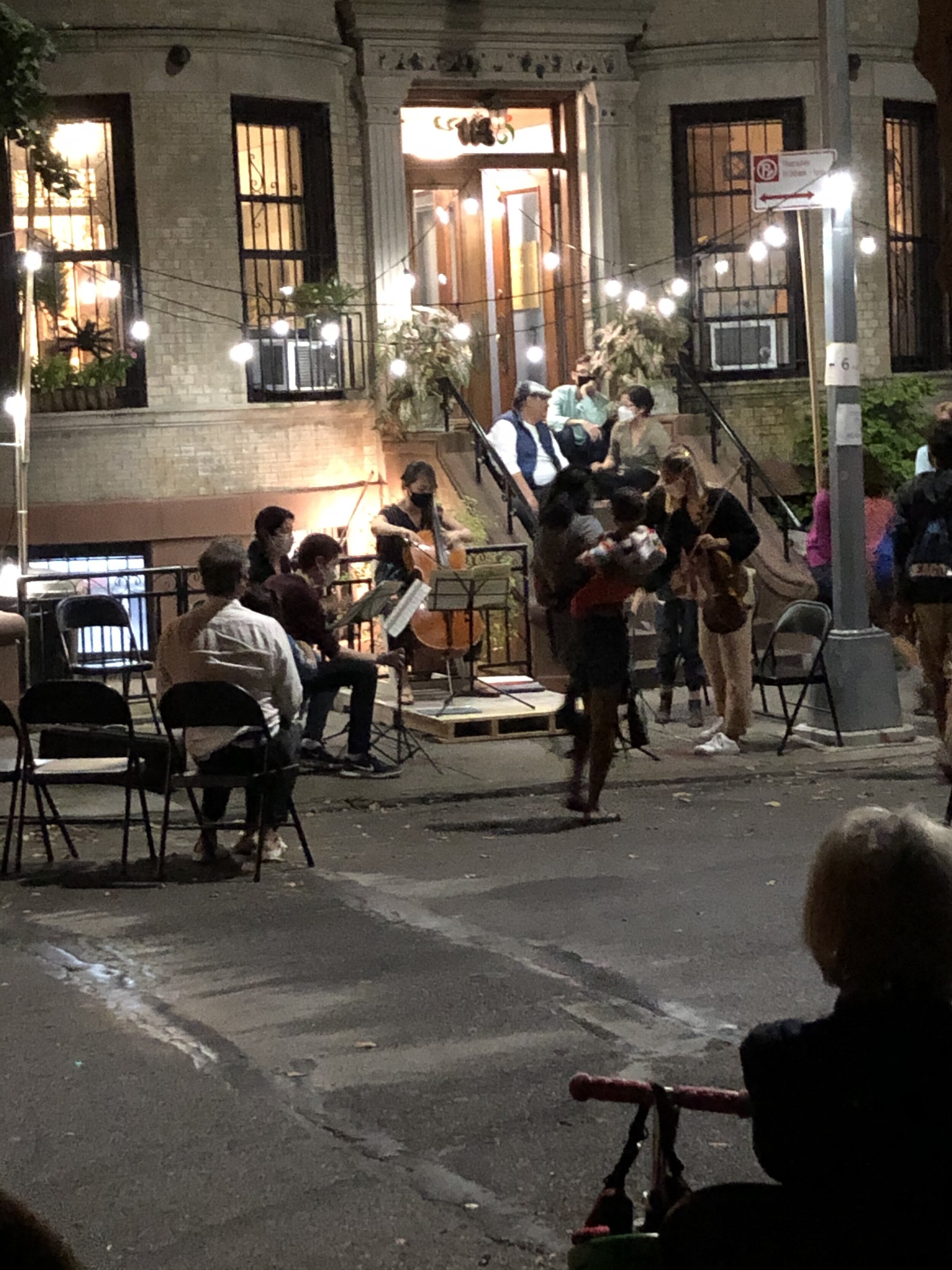 Stumble on a street concert depending on the time of year
