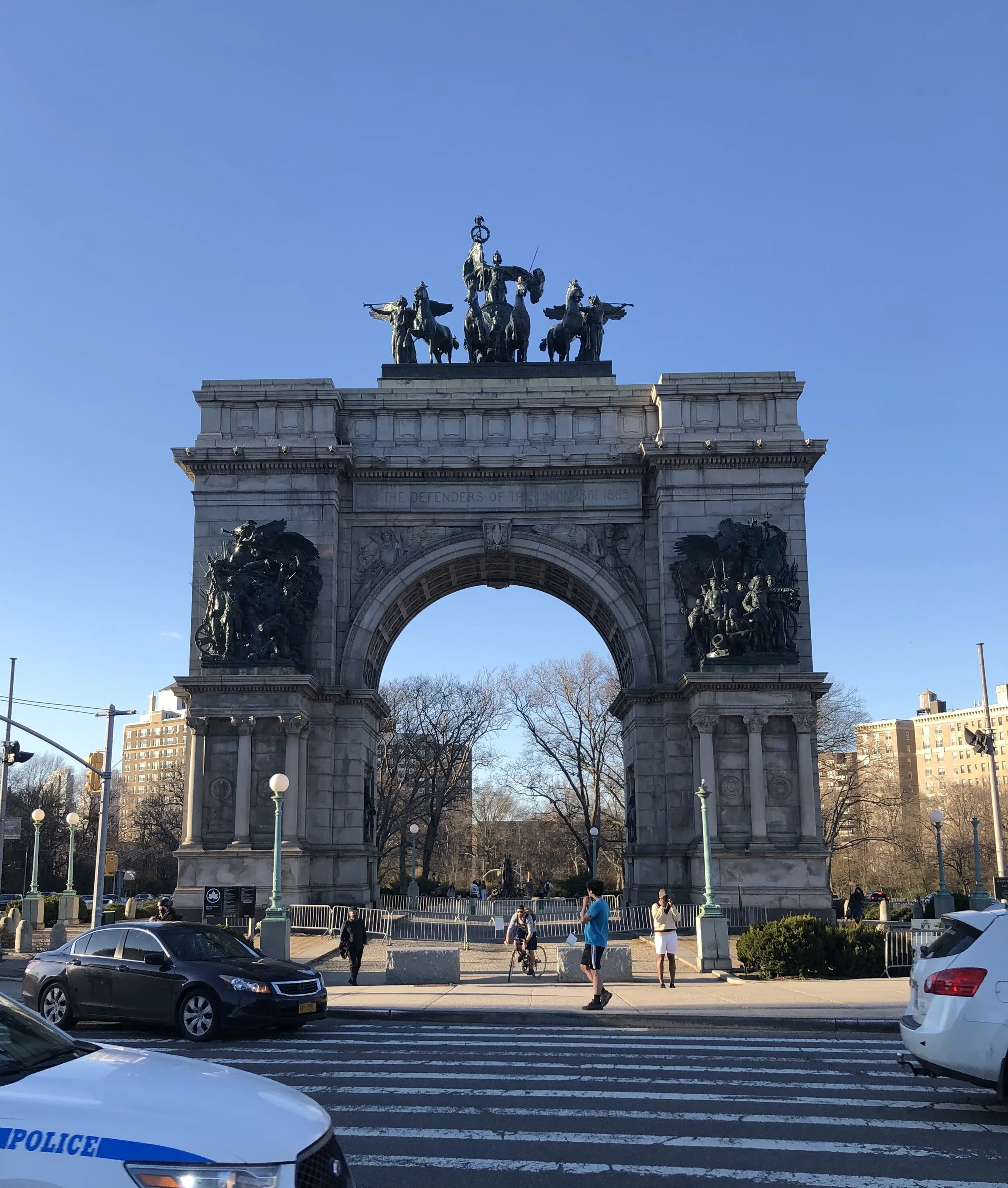 We start at Grand Army Plaza