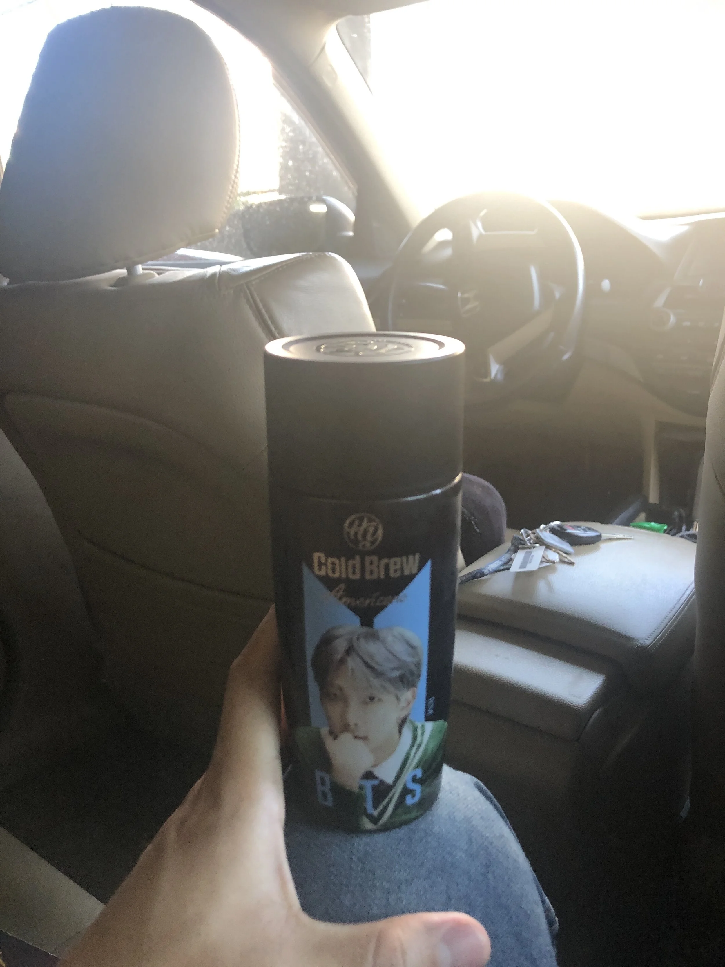 Here’s a lil treat for you BTS fans out there. TBH the coffee sucked tho