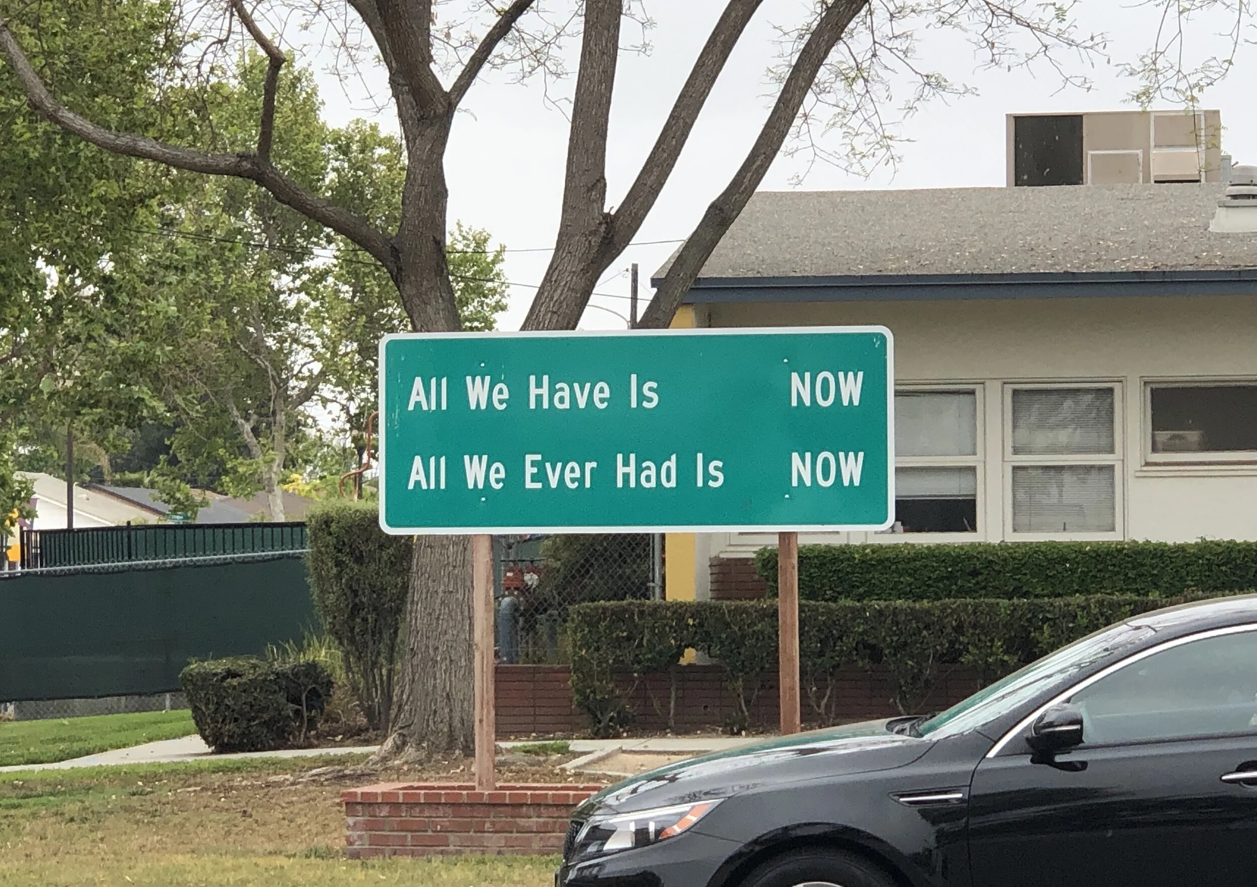 Preach, road sign near Kay’s
