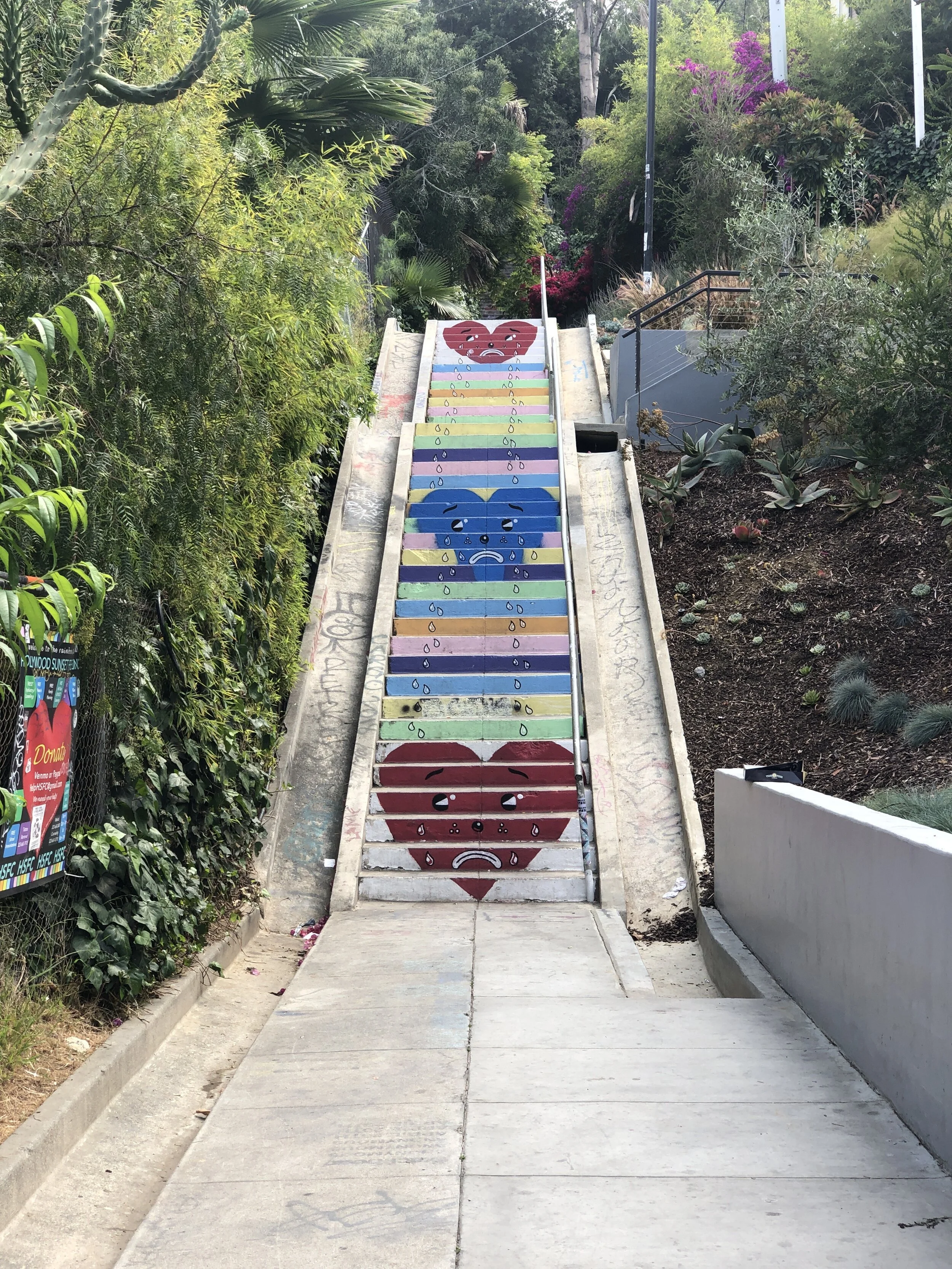 Some stairs we found in silver lake. Great view from the top… should have taken a pic