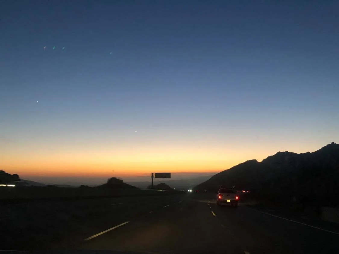 sunset nite ride vibes