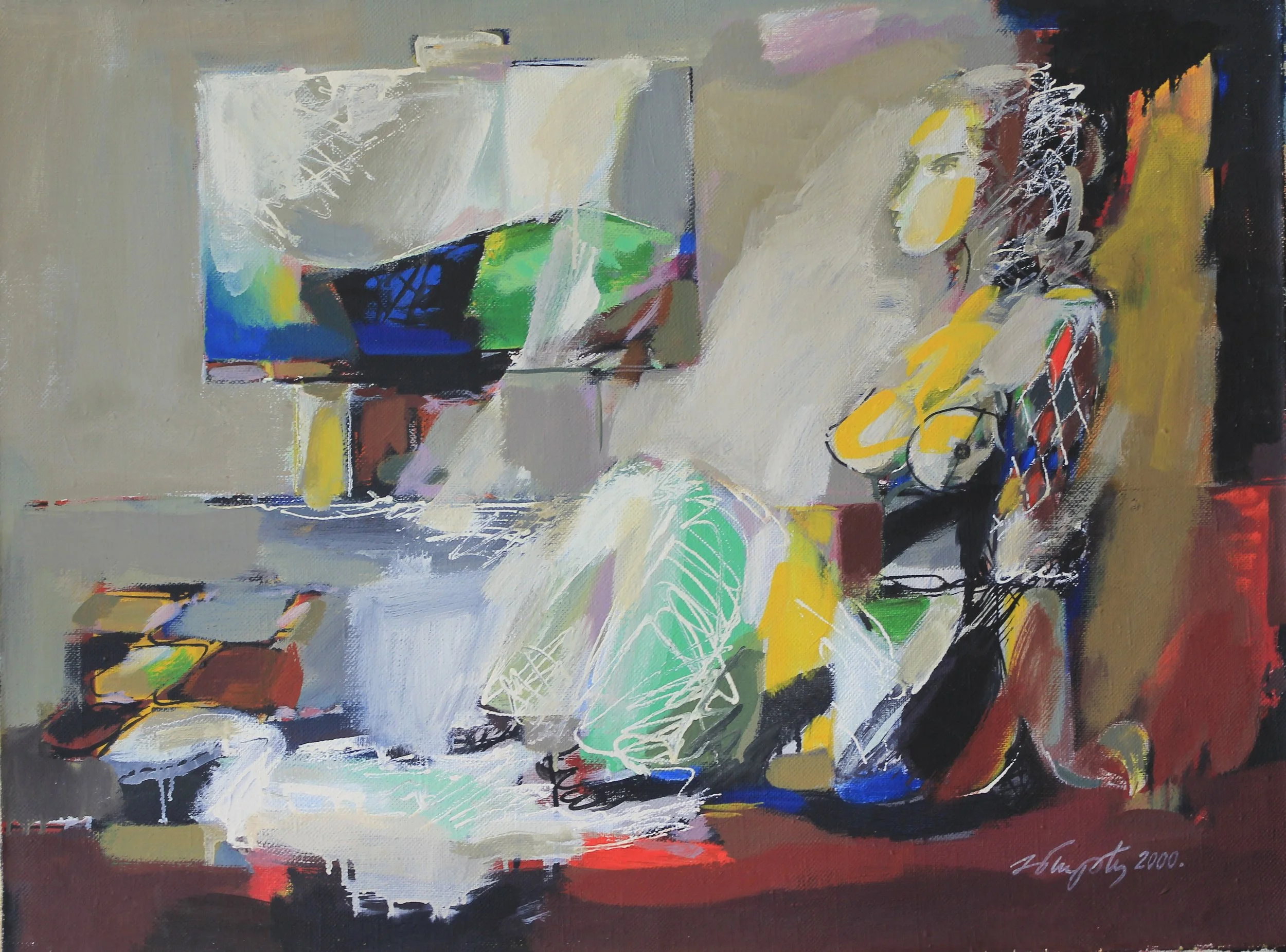 The Model - 23.5x31.5in